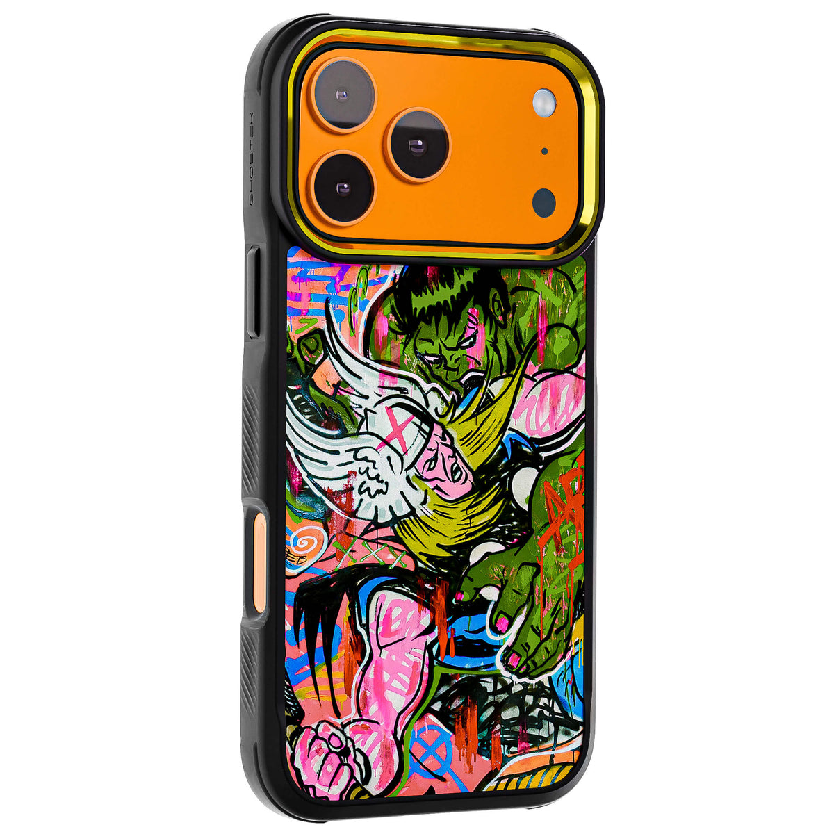 iPhone 18 Pro Max Case Thor vs Hulk
Spraypaint Art Collab Artwork Phone Cover MagSafe Doped Out M Artist