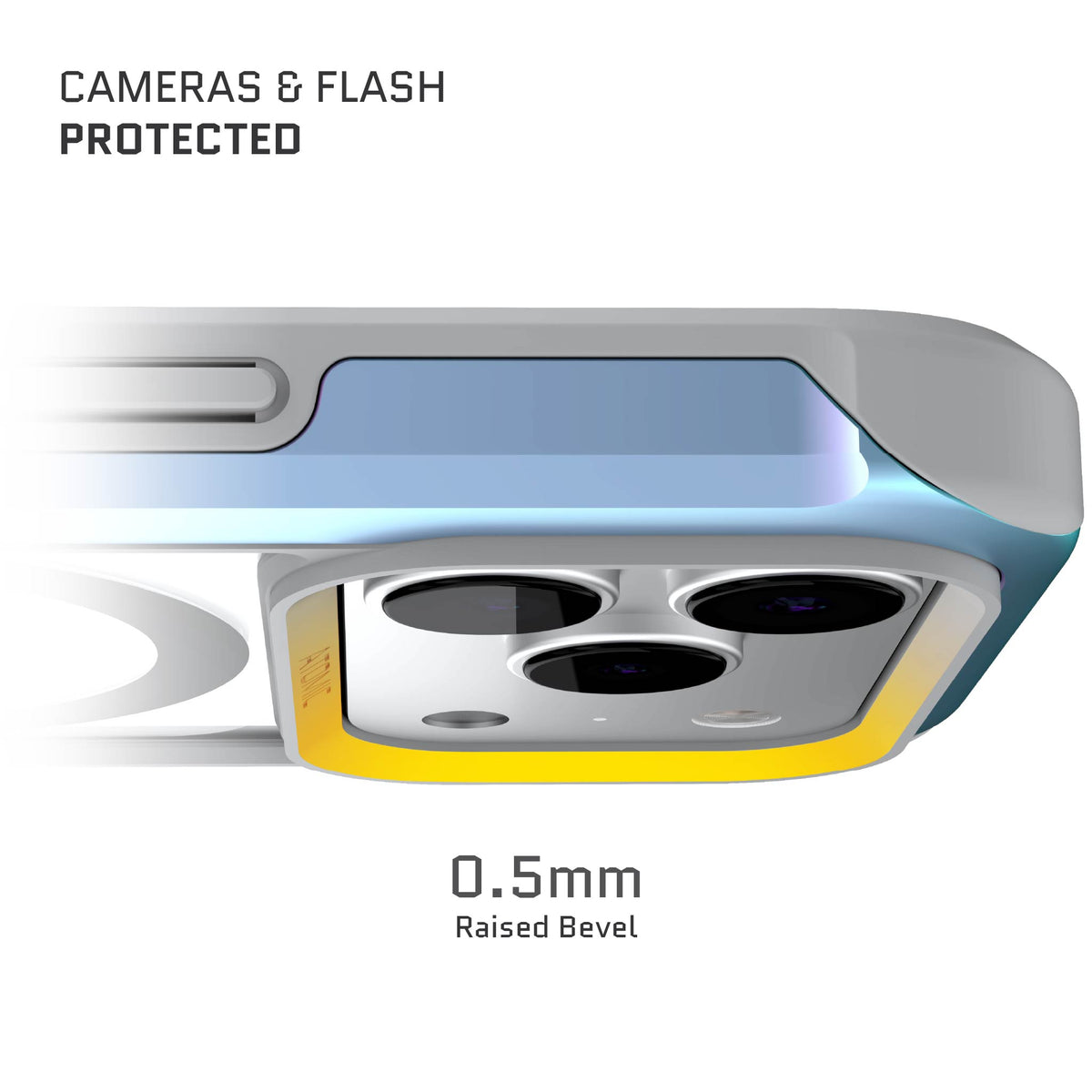 Apple iPhone 18 Pro Case Prismatic MagSafe Aluminum Metal Bumper Clear Protective Phone Cover