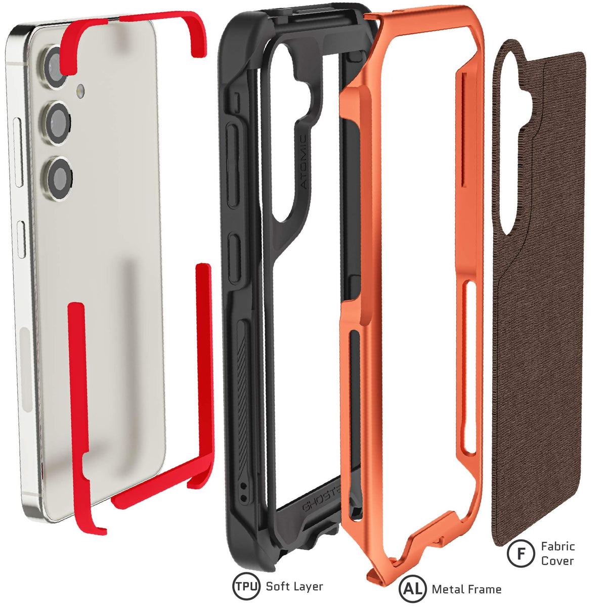 Samsung Galaxy S24 Phone Case Orange
