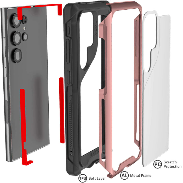 Pink Galaxy S24 Ultra Case
