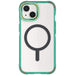 Teal iPhone 15 Case Clear MagSafe