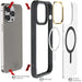 Apple iPhone 15 Pro Clear Case Black MagSafe