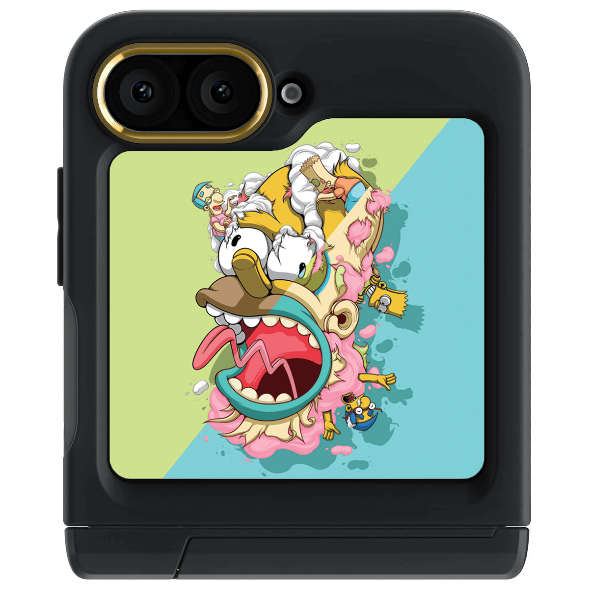 Galaxy Z Flip 6 DECONSTRUCTED YINYÁNG by Dhani Barragán Artist Artwork Protective Phone Case Limited Edition Collab Cover
