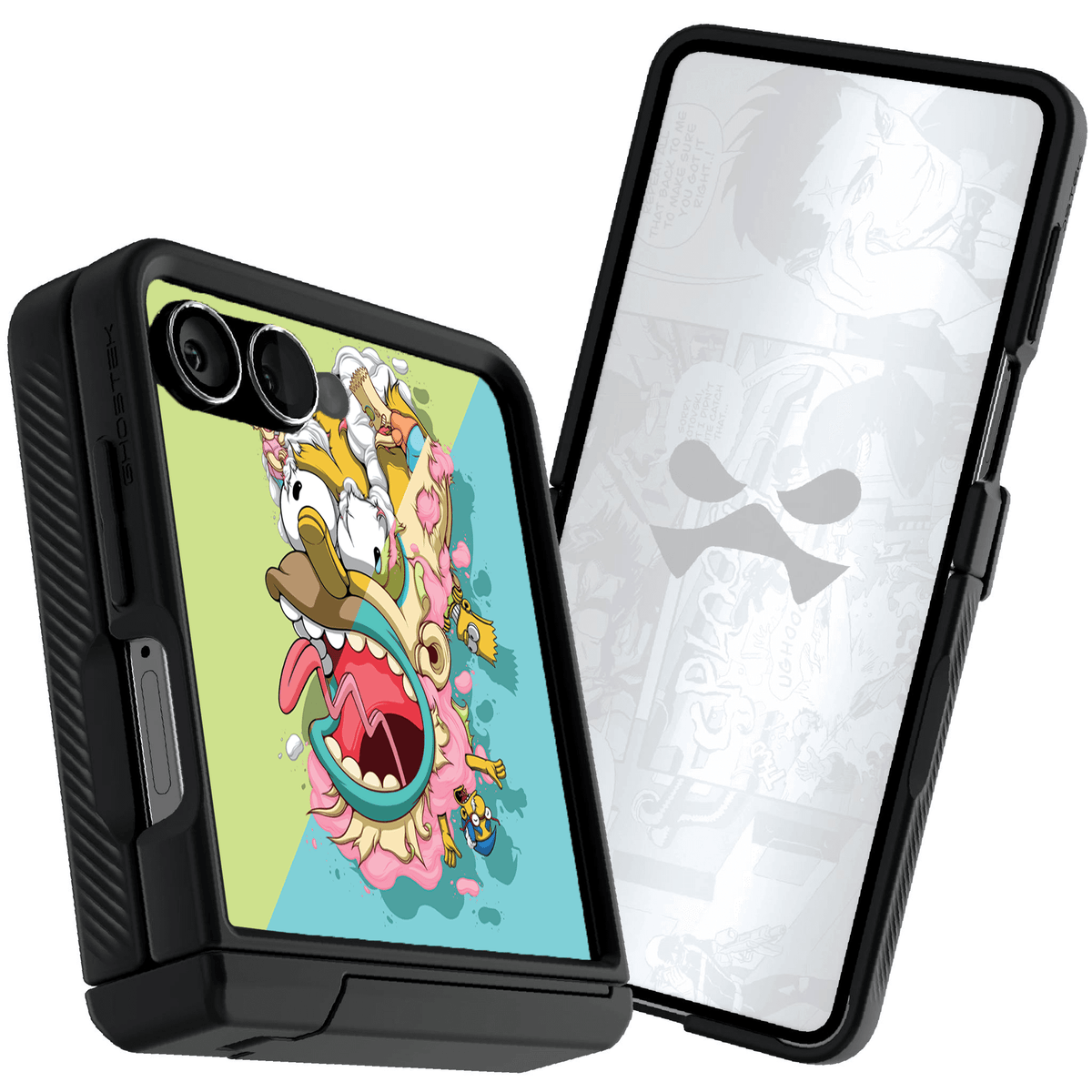Samsung Galaxy Z Flip 7 DECONSTRUCTED YINYÁNG by Dhani Barragán Artist Artwork Protective Phone Case Limited Edition Collab Cover