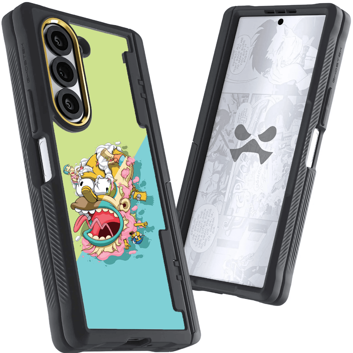 Samsung Galaxy Z Fold 6 DECONSTRUCTED YINYÁNG by Dhani Barragán Artist Artwork Protective Phone Case Limited Edition Collab Cover