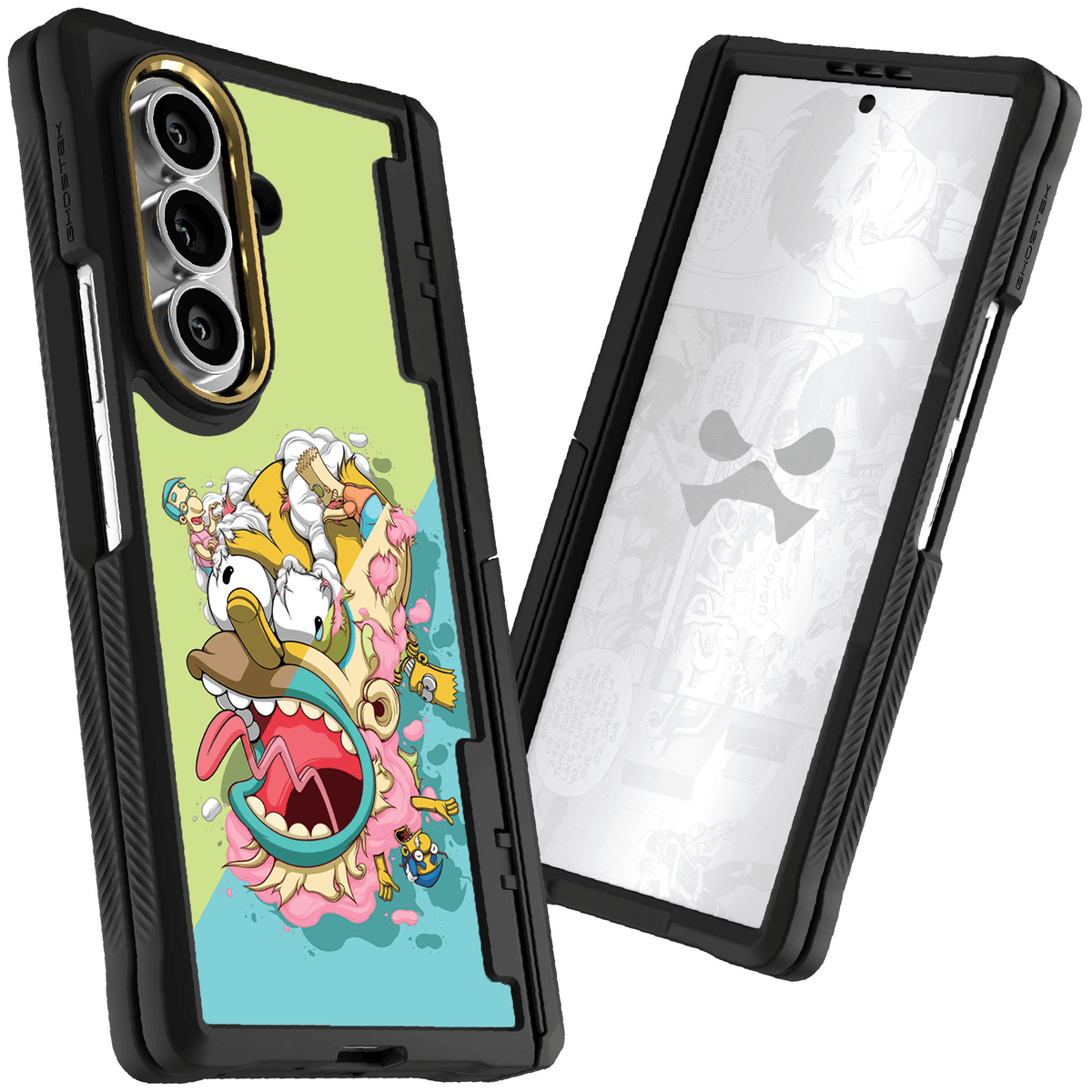 Samsung Galaxy Z Fold 7 DECONSTRUCTED YINYÁNG by Dhani Barragán Artist Artwork Protective Phone Case Limited Edition Collab Cover
