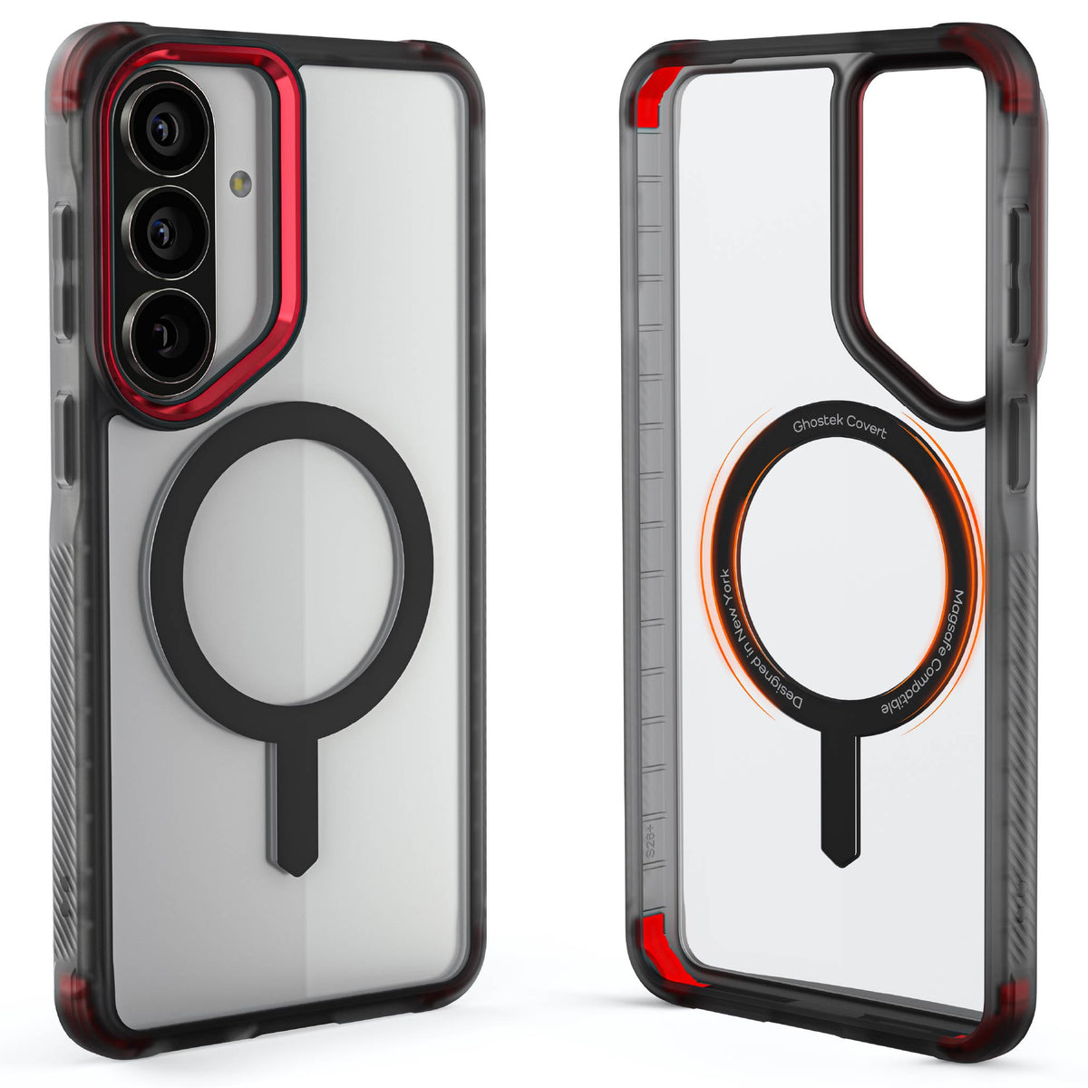 Samsung Galaxy S26+ Case Clear MagSafe Protective Phone Cover Magnetic Ring Shockproof Premium Smoke