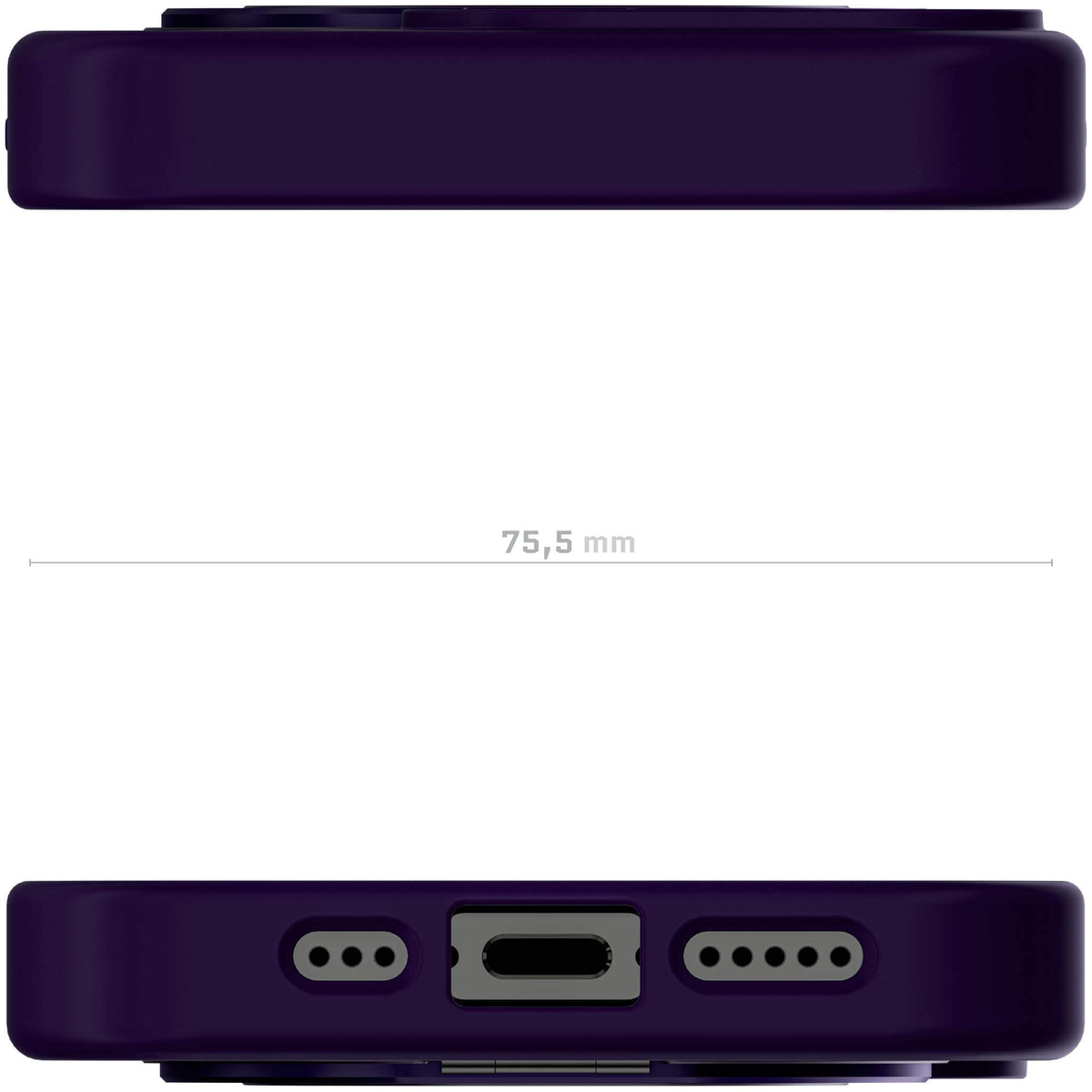 Apple iPhone 15 Pro Magnetic Ring Stand Phone Case Purple