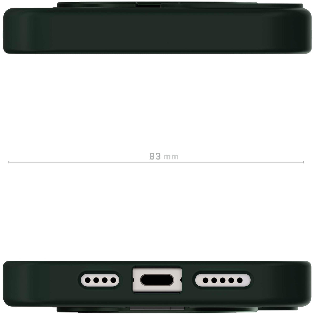 MagSafe Apple iPhone 15 Plus Magnetic Ring Stand Phone Case Green