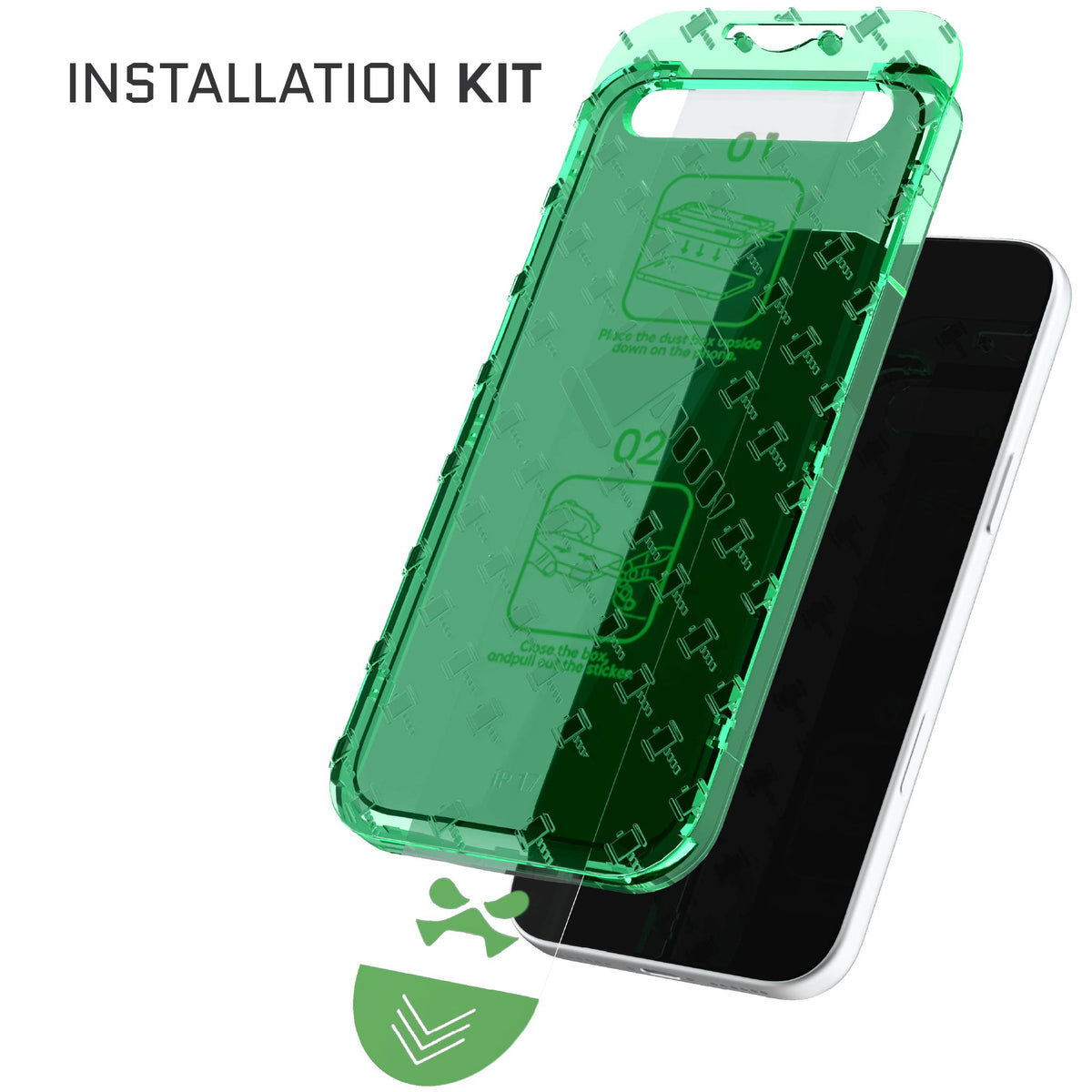 iPhone 17 Pro Max Screen Protector Glass 2-Pack Easy Installation Kit
