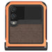 Galaxy Z Flip 4 Case Orange Fabric