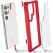 Samsung Galaxy S23 Ultra Red Case Clear