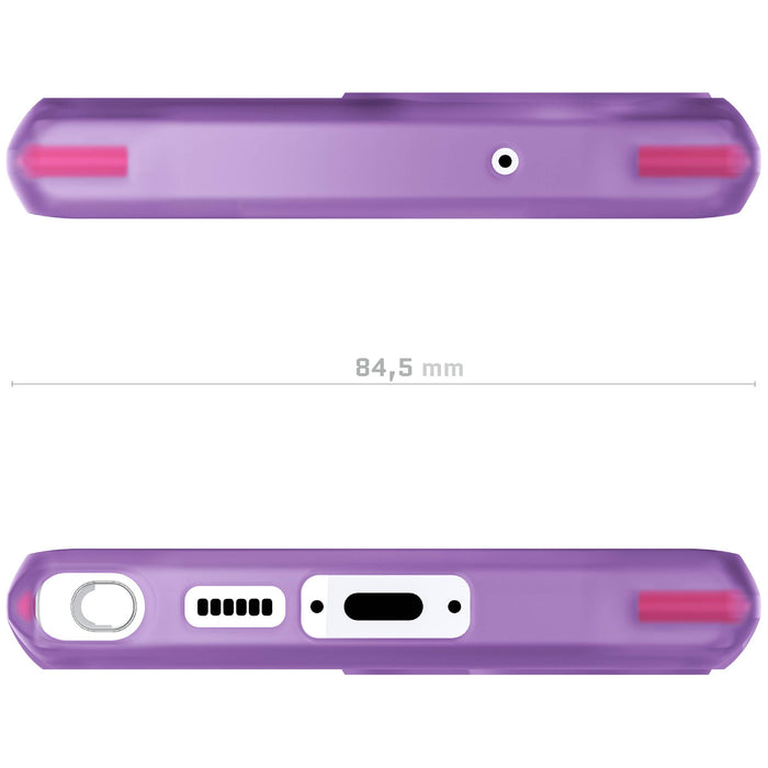 S23 Ultra Purple Case Clear