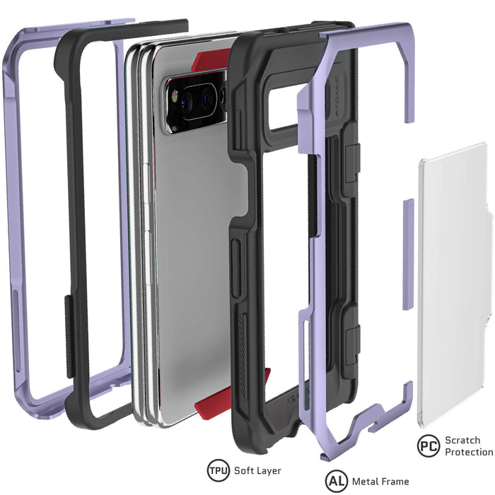 Google Pixel Fold Case Purple Metal