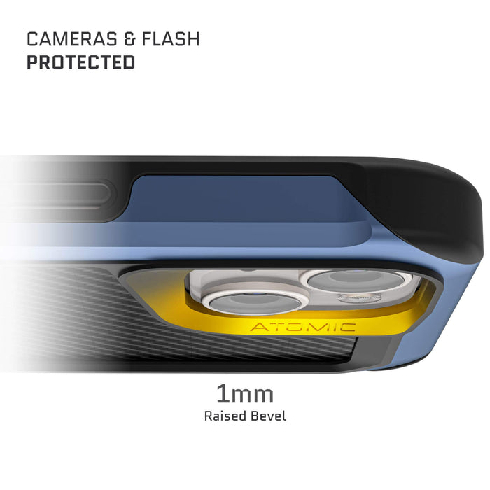 iPhone 15 MagSafe Case Carbon Fiber Blue