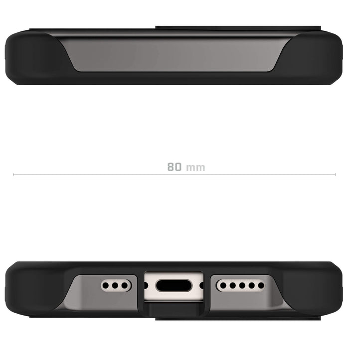 Gunmetal Apple iPhone 15 Plus MagSafe Phone Case Leather Brown