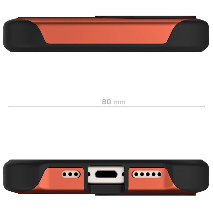 MagSafe Apple iPhone 15 Plus Case Orange Fabric