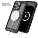 MagSafe Apple iPhone 15 Pro Max Clear Phone Case Black