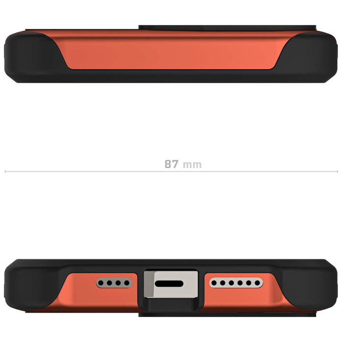 MagSafe iPhone 15 Pro Case Orange Fabric