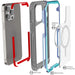 MagSafe iPhone 15 Pro Max Clear Case Prismatic
