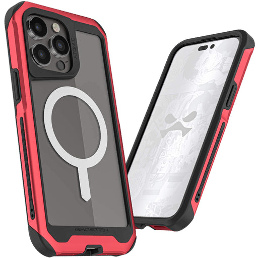 Fatboy Cellular Elite Series Hybrid Case with Ring Grip and Camera Lens Cover for iPhone 15 Pro - Black