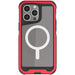 Clear iPhone 15 Pro Max Case Red