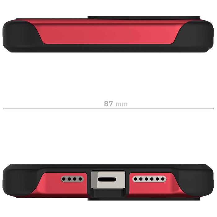 Clear Apple iPhone 15 Pro MagSafe Case Red