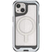 Clear iPhone 15 Case Silver Metal