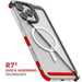 iPhone 16 Pro Max Silver MagSafe Case Clear Protective Phone Cover Metal