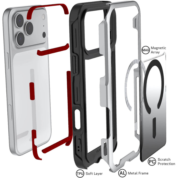 iPhone 17 Pro / Max Aluminum MagSafe Cases — ATOMIC