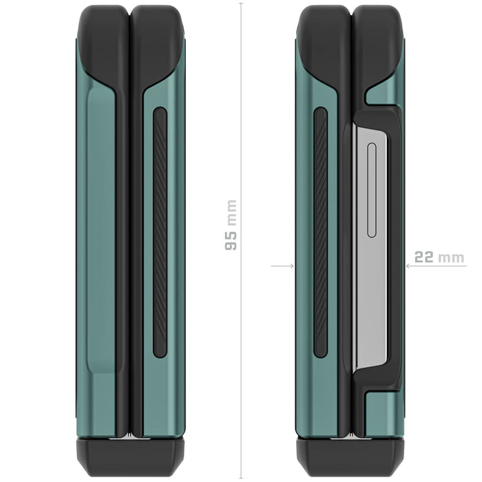 Samsung Galaxy Z Flip 6 Case Green with Kickstand