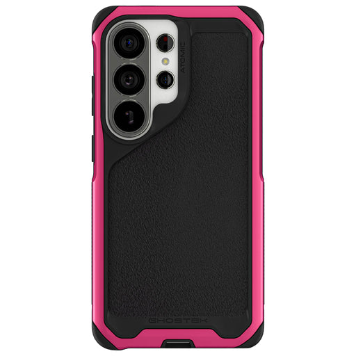Galaxy S26 Ultra Case Clear Metal MagSafe Pink