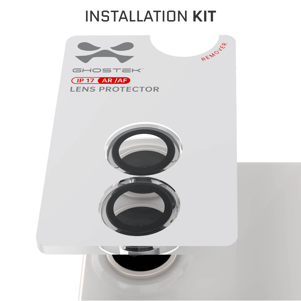 iPhone 17 Camera Lens Protector Glass Scratch Resistant Installation Kit