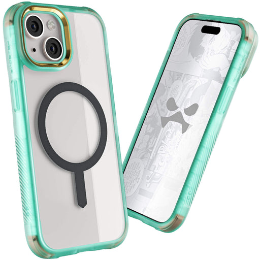 iPhone 15 Teal Case Clear MagSafe