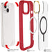 iPhone 15 Red Case Clear