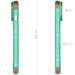 Teal iPhone 15 Plus Case Clear MagSafe