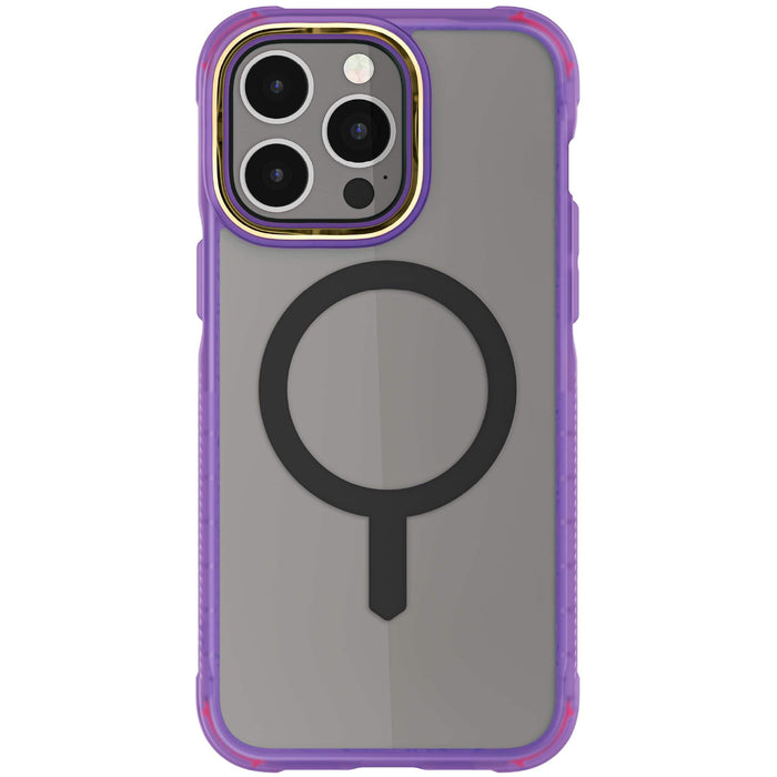 Clear iPhone 15 Pro Max Purple Case