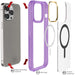 iPhone 15 Pro Purple Case Clear