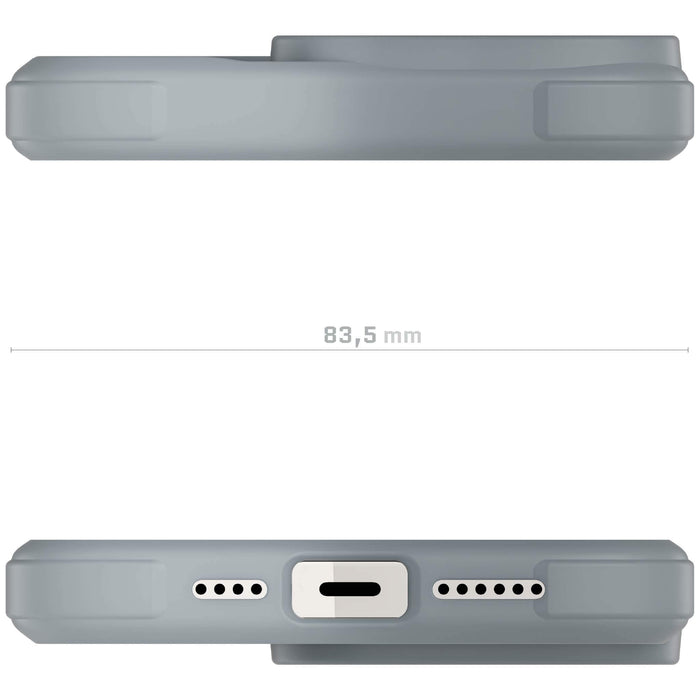 iPhone 15 Pro Case Clear Grey MagSafe