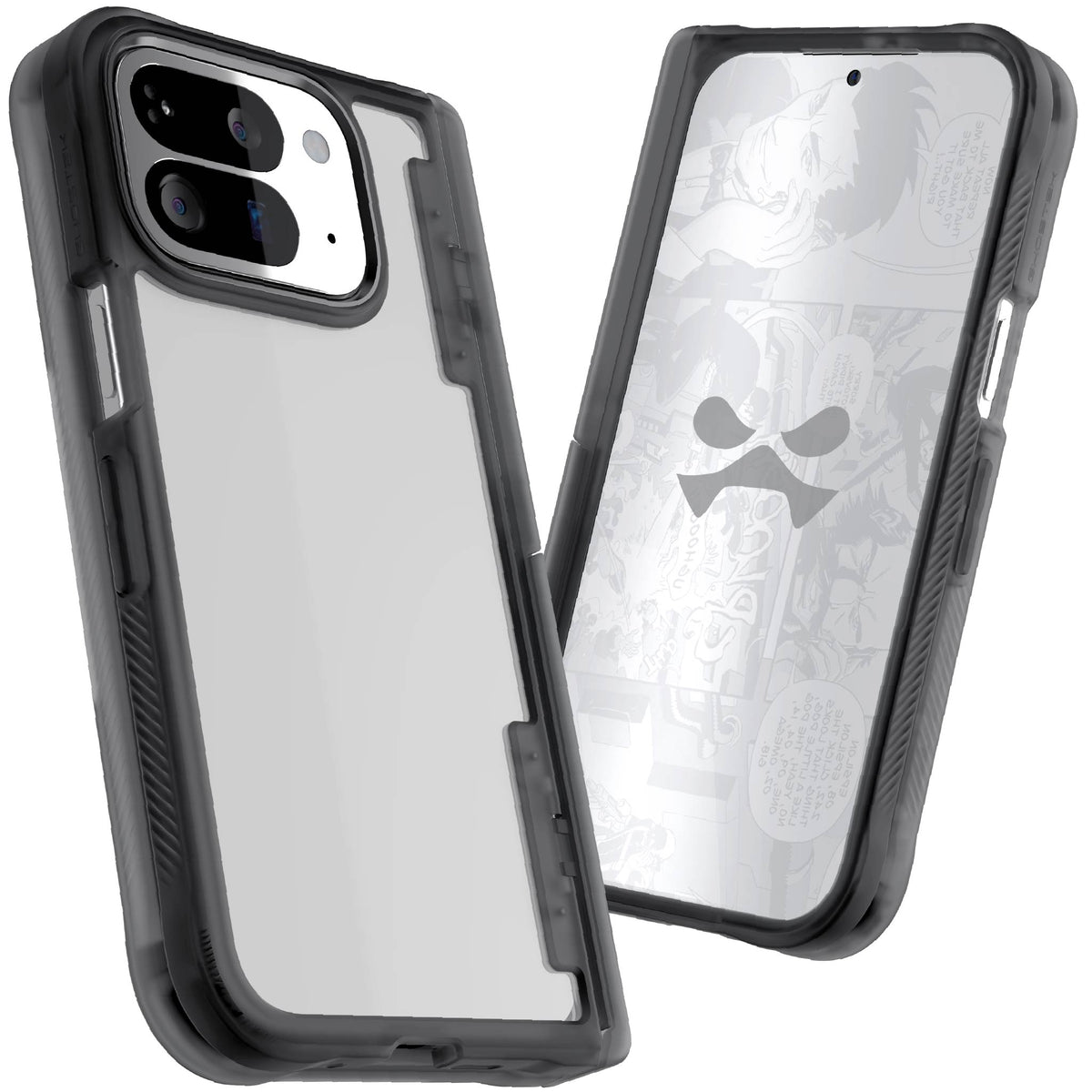 Pixel 10 Pro Fold Case Smoke Matte Clear