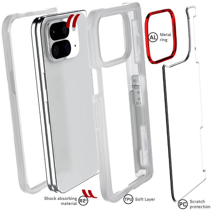 Pixel 10 Pro Fold Case Clear with Kickstand — GHOSTEK