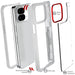 Pixel 10 Pro Fold Case Clear Protective Phone Cover Kickstand Hinge Protection