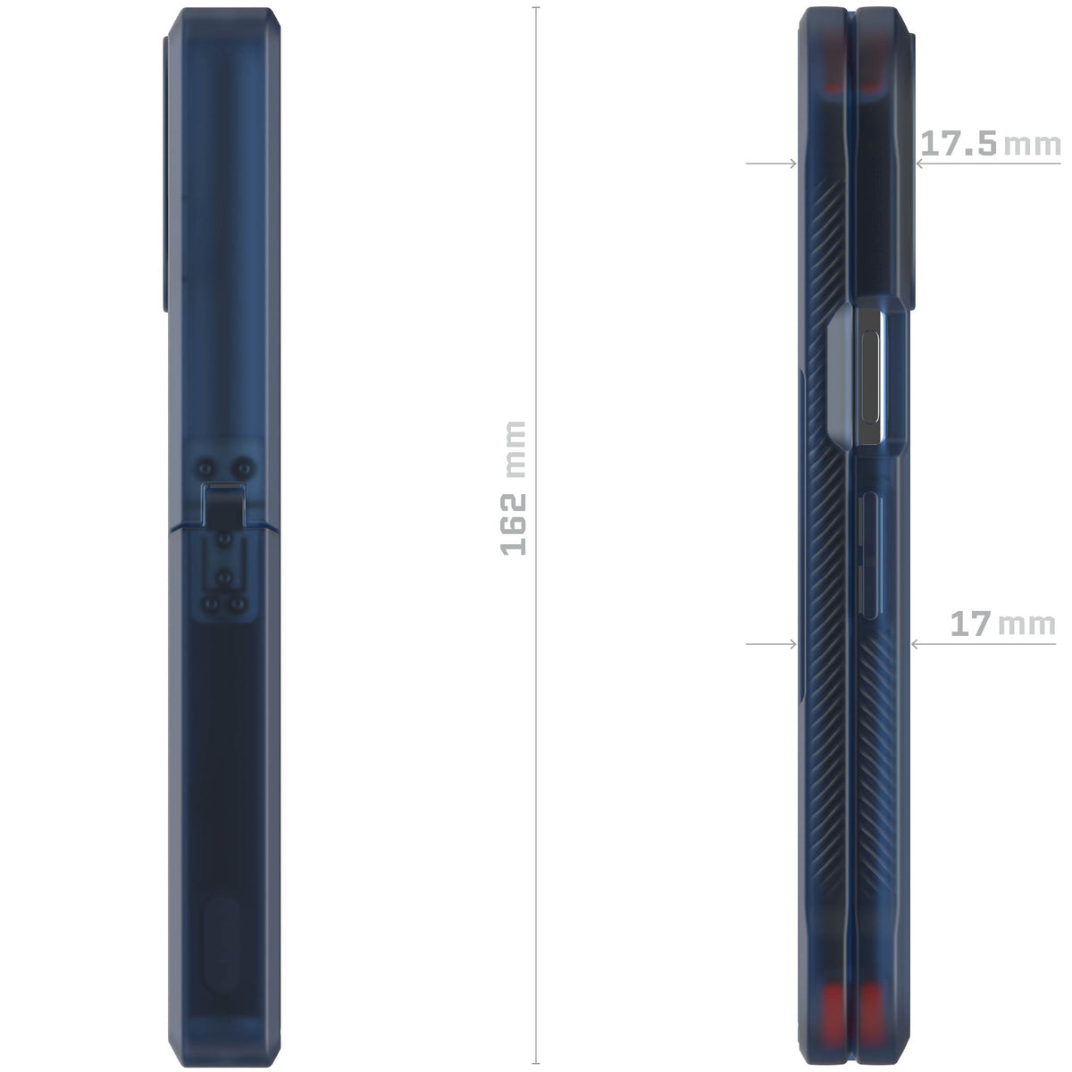 Google Pixel 10 Pro Fold Case Blue Clear