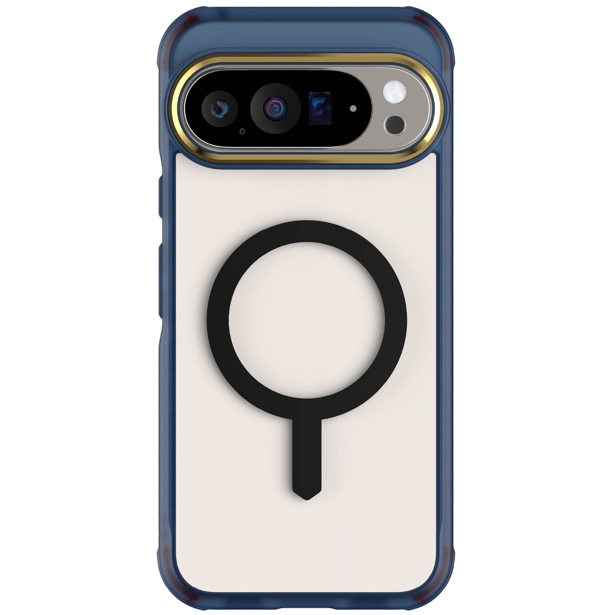Google Pixel 10 Pro XL Case Blue MagSafe Clear Phone Cover