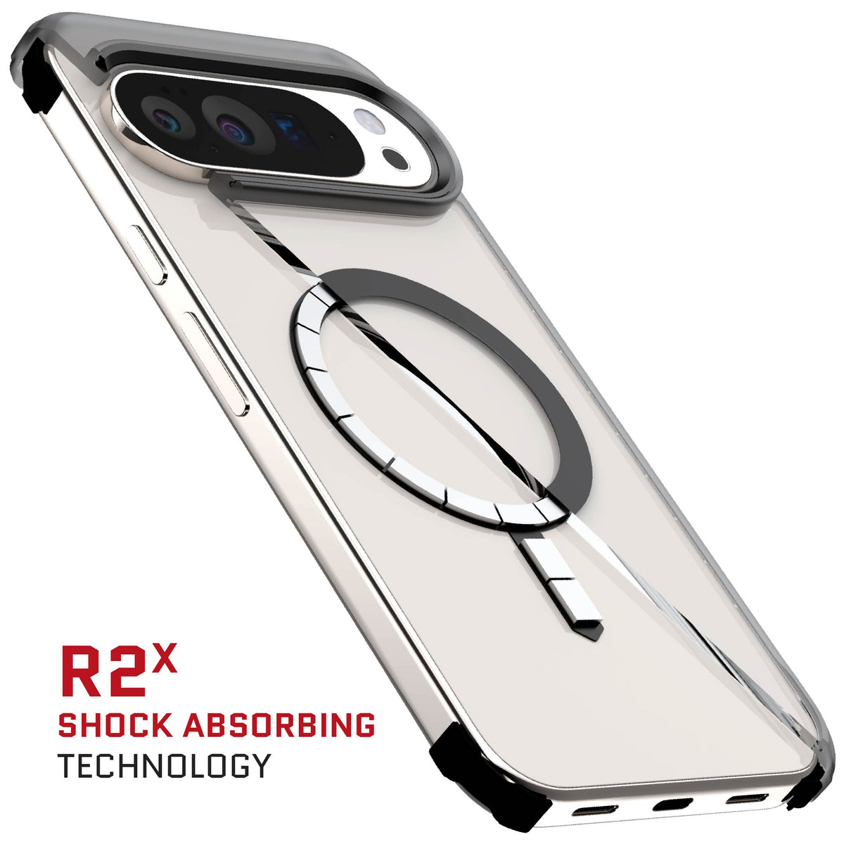 Google Pixel 10 Pro XL Case Smoke Matte MagSafe Magnetic Clear Phone Cover