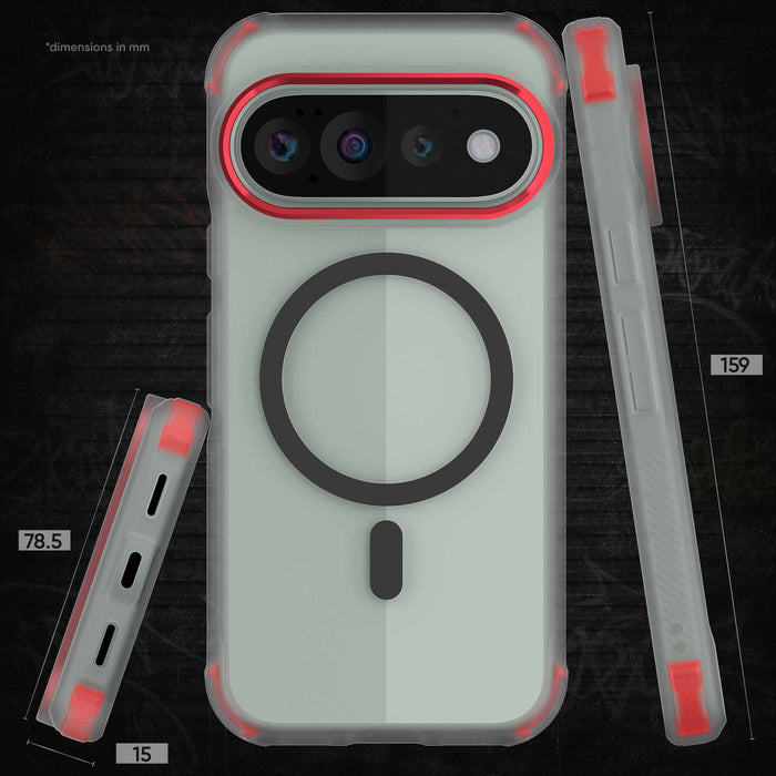 Google Pixel 11 Pro Case Clear MagSafe Magnetic Ring Protective Phone Cover