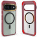 Google Pixel 11 Pro Case Clear Red MagSafe Magnetic Ring Protective Cover