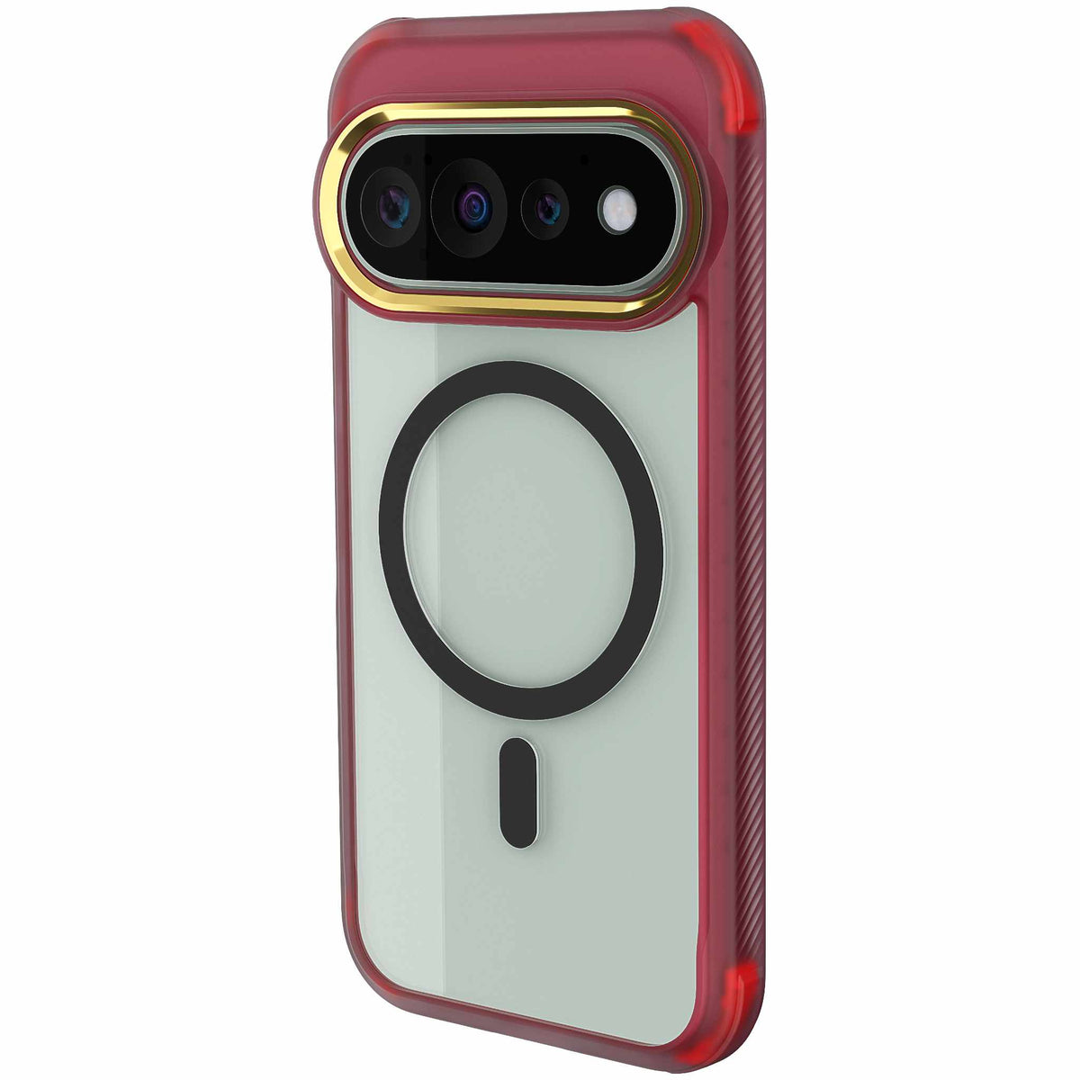 Google Pixel 11 Pro Case Clear Red