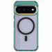 Google Pixel 11 Case Clear Teal MagSafe Magnetic Ring Protective Cover