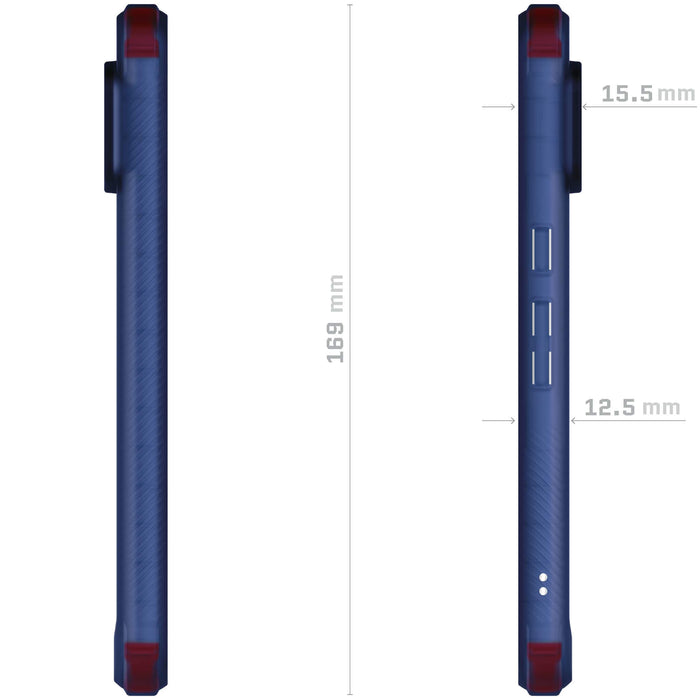 Blue Pixel 8 Pro Clear Phone Case